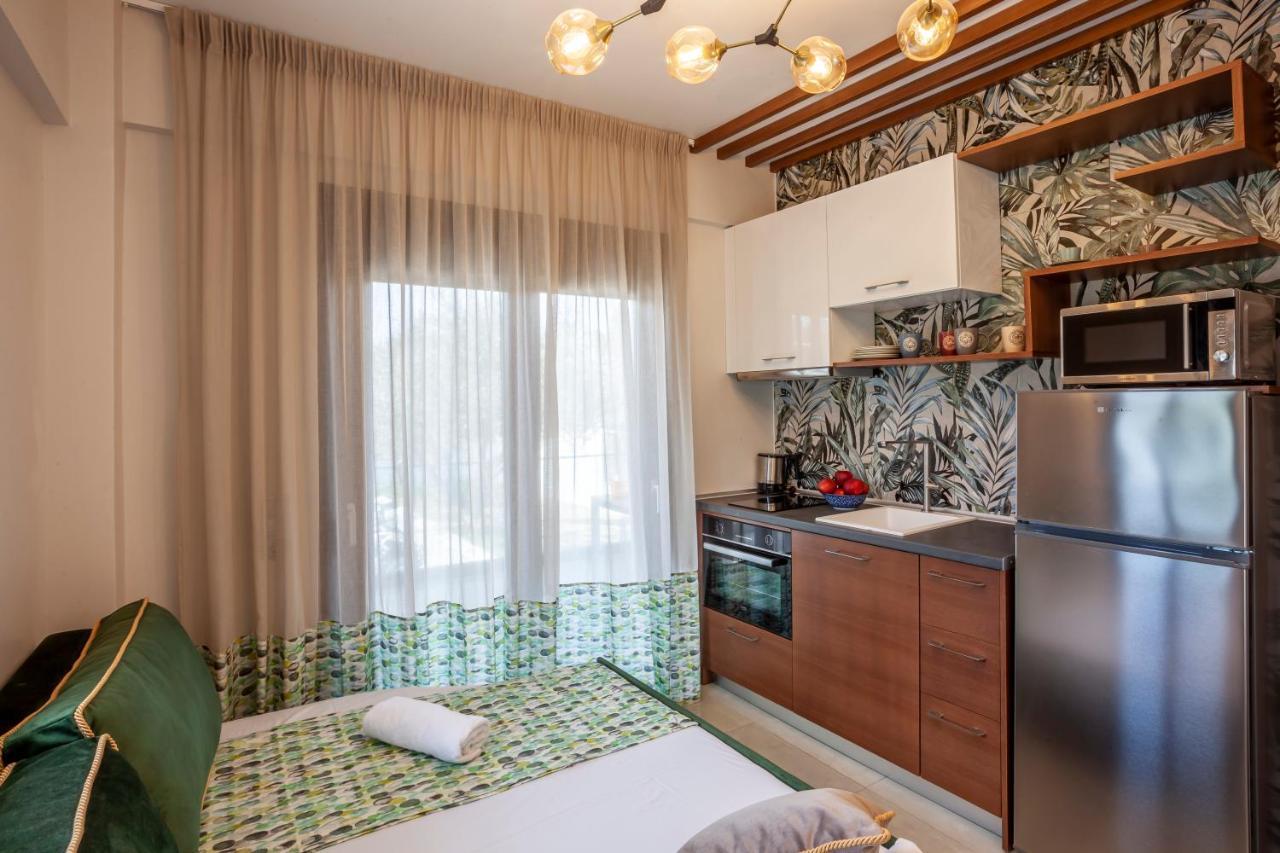 Olia Seaside Residence 120M From The Beach 佩科霍里 外观 照片