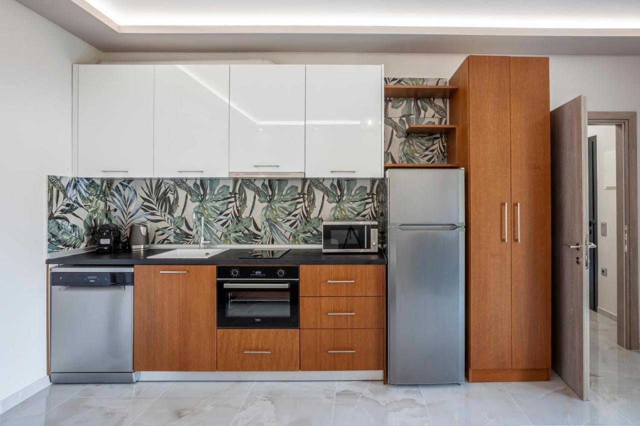 Olia Seaside Residence 120M From The Beach 佩科霍里 外观 照片