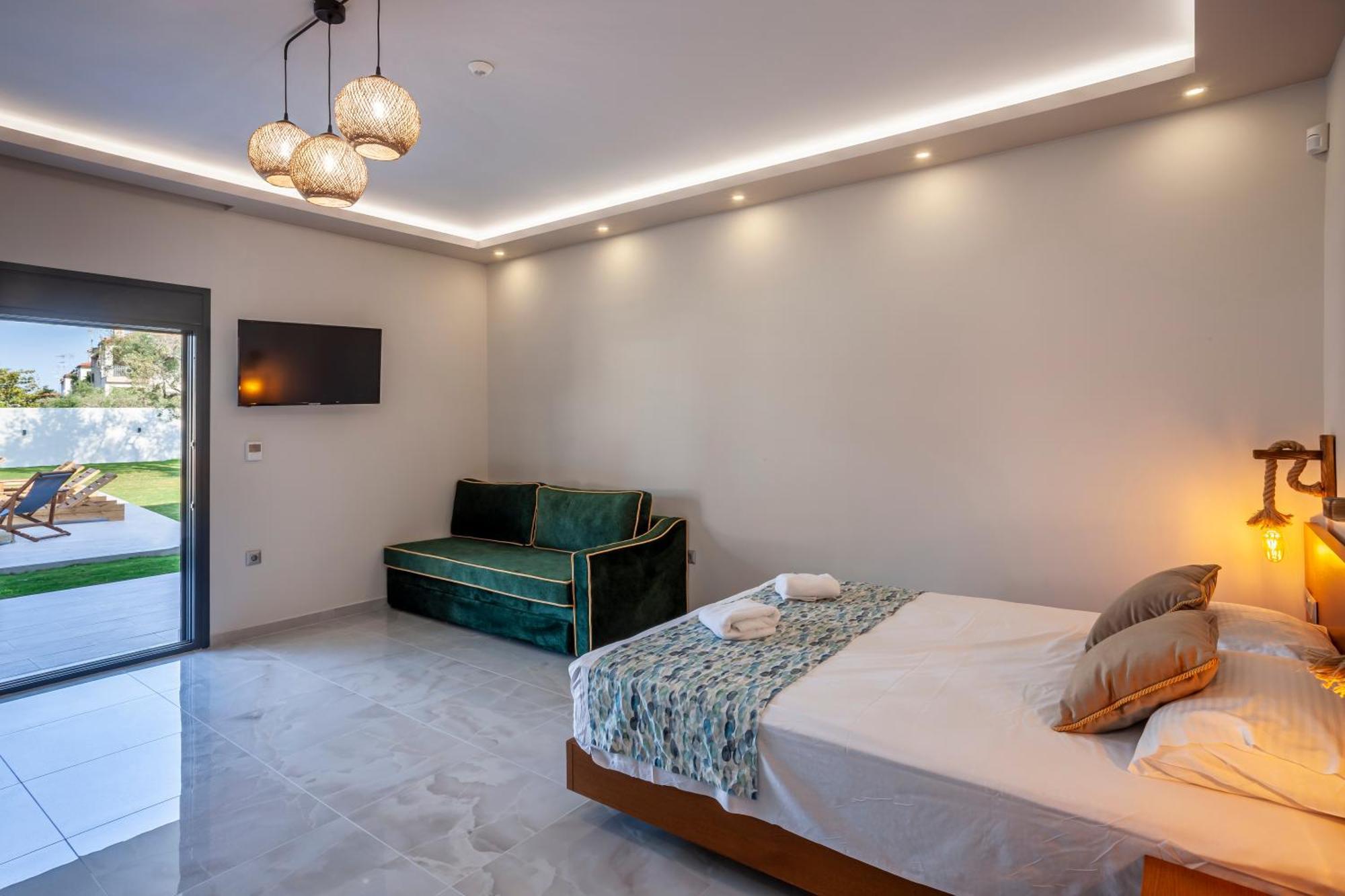 Olia Seaside Residence 120M From The Beach 佩科霍里 外观 照片