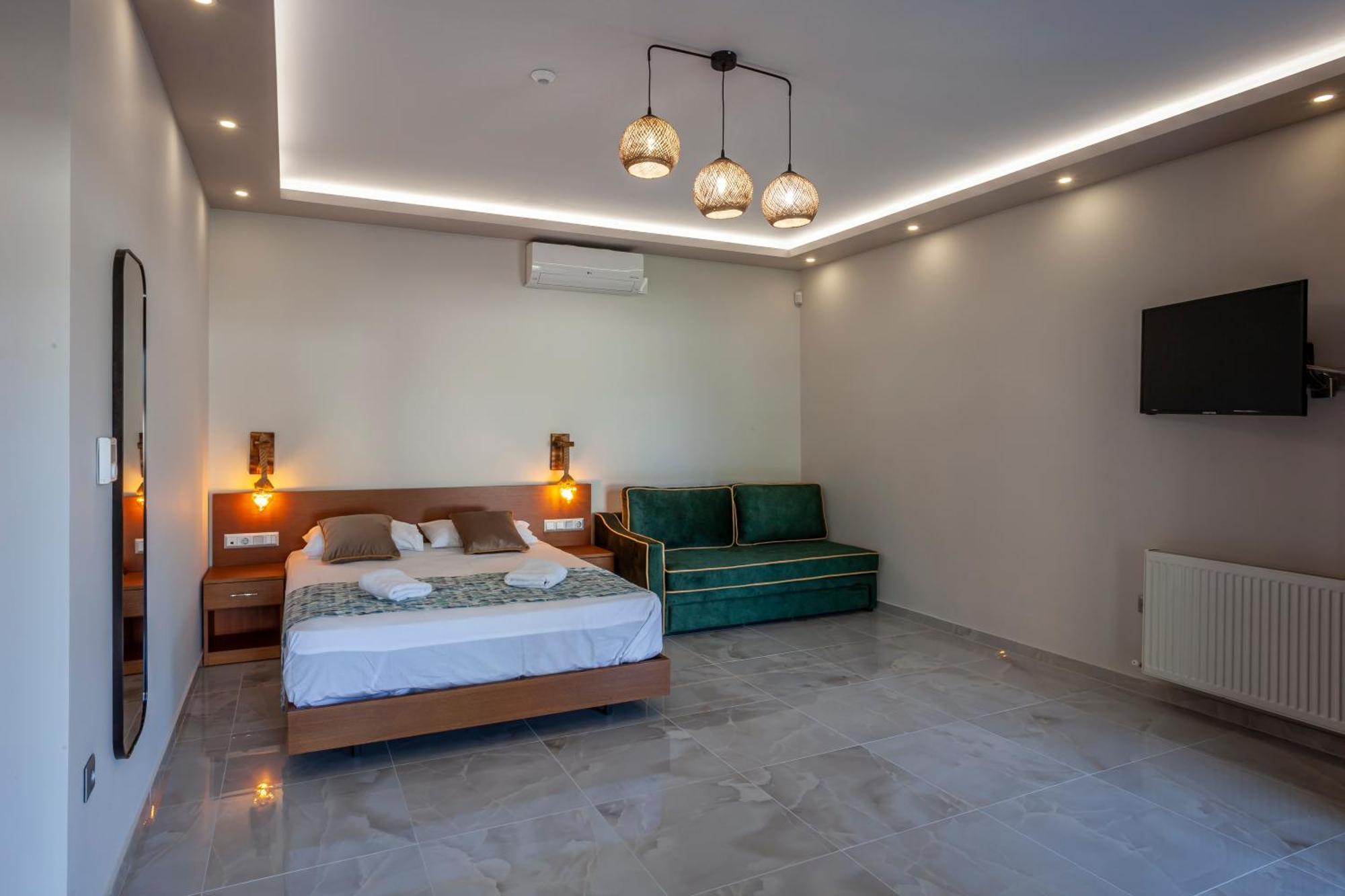 Olia Seaside Residence 120M From The Beach 佩科霍里 外观 照片