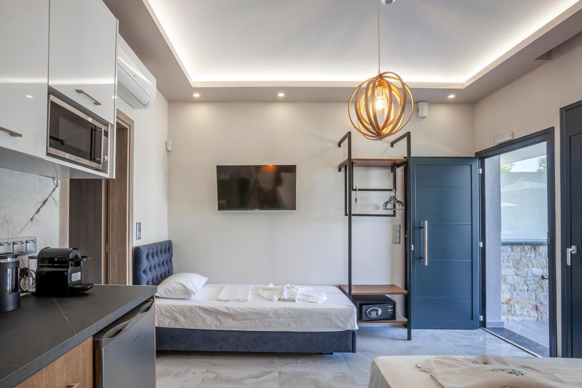 Olia Seaside Residence 120M From The Beach 佩科霍里 外观 照片